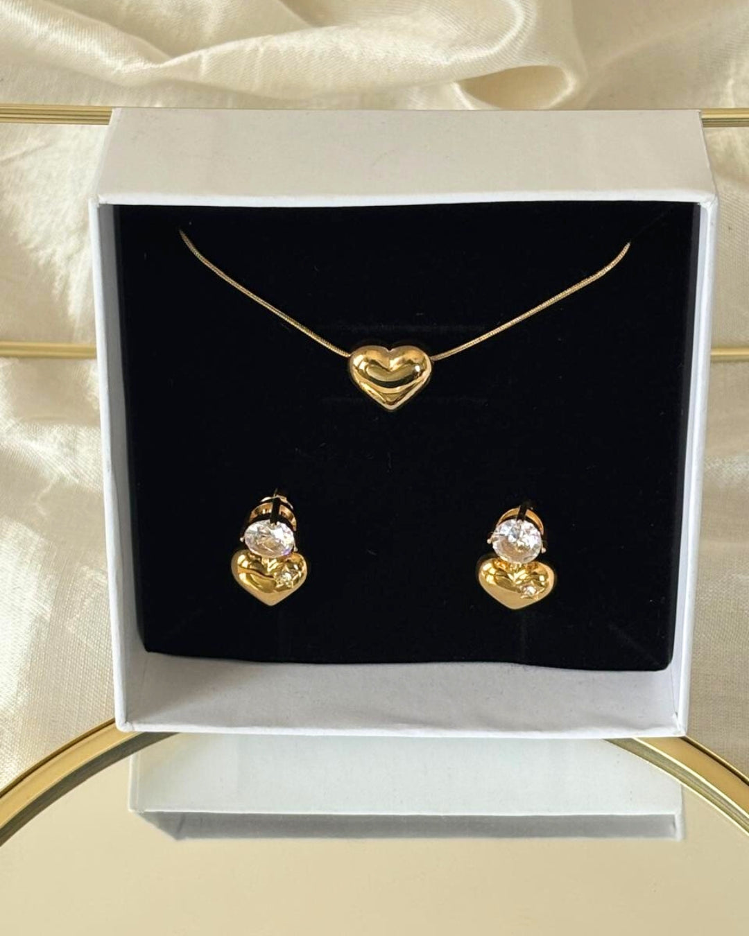 Ember Heart Necklace Set