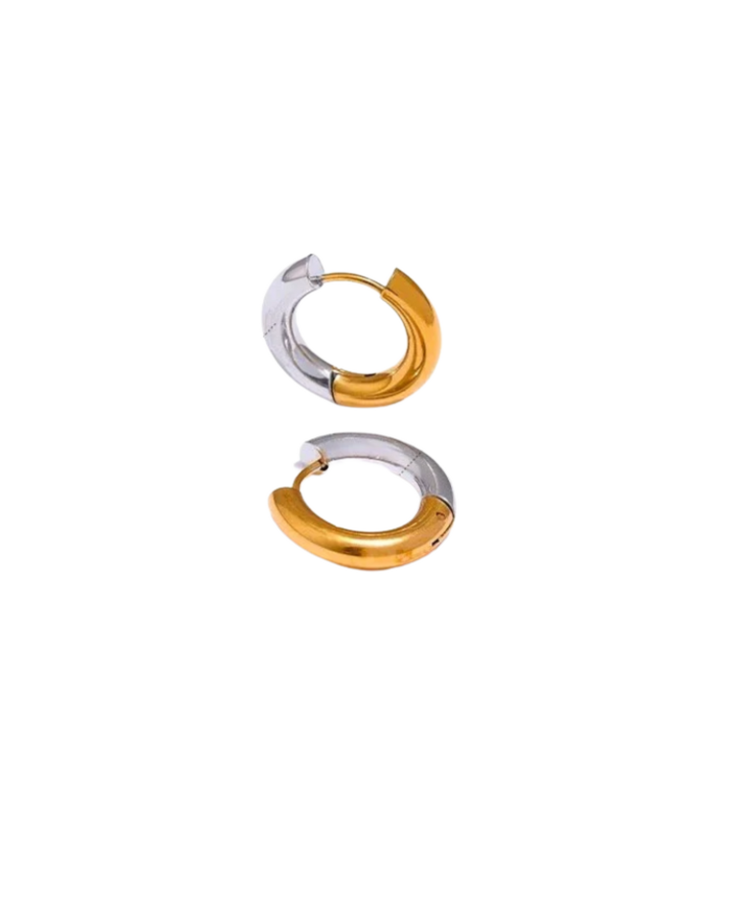 Dual-toned Basic Hoops