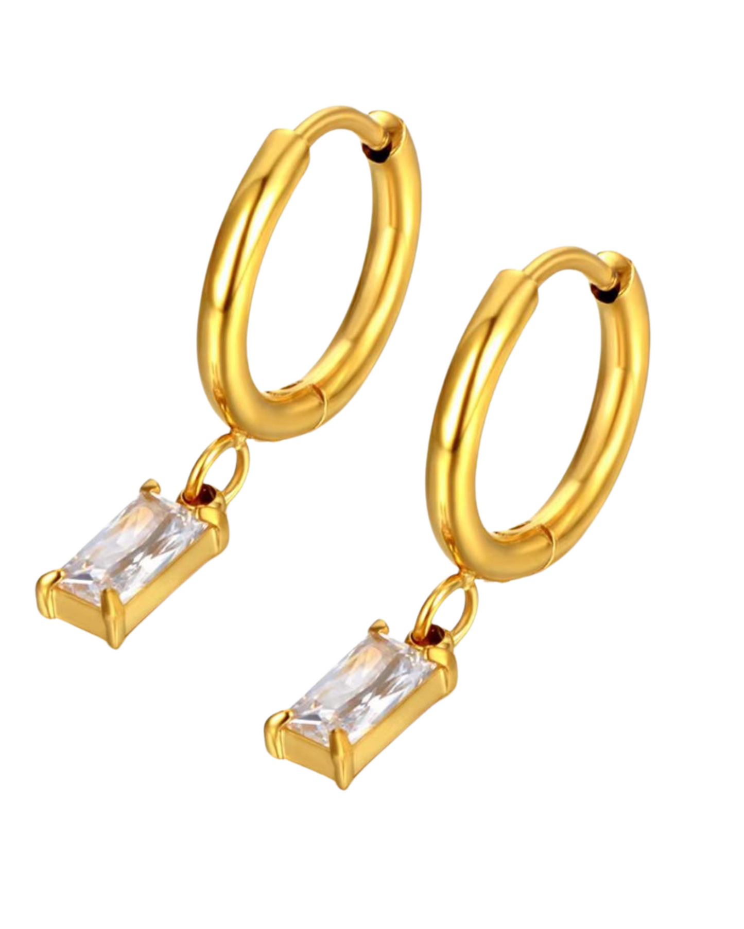 Dawn Zircon Drop Huggies