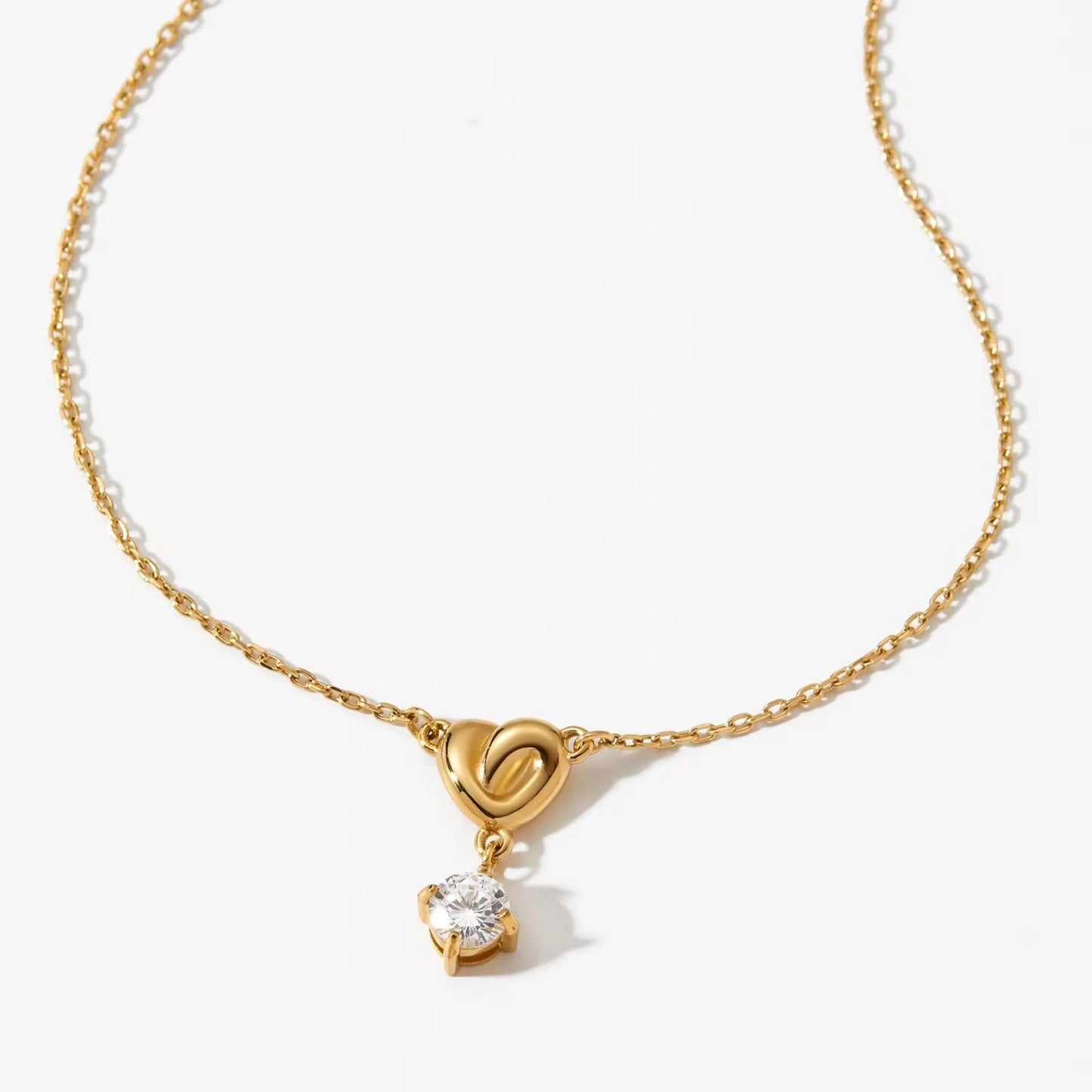 Tressa Heart Drop Necklace