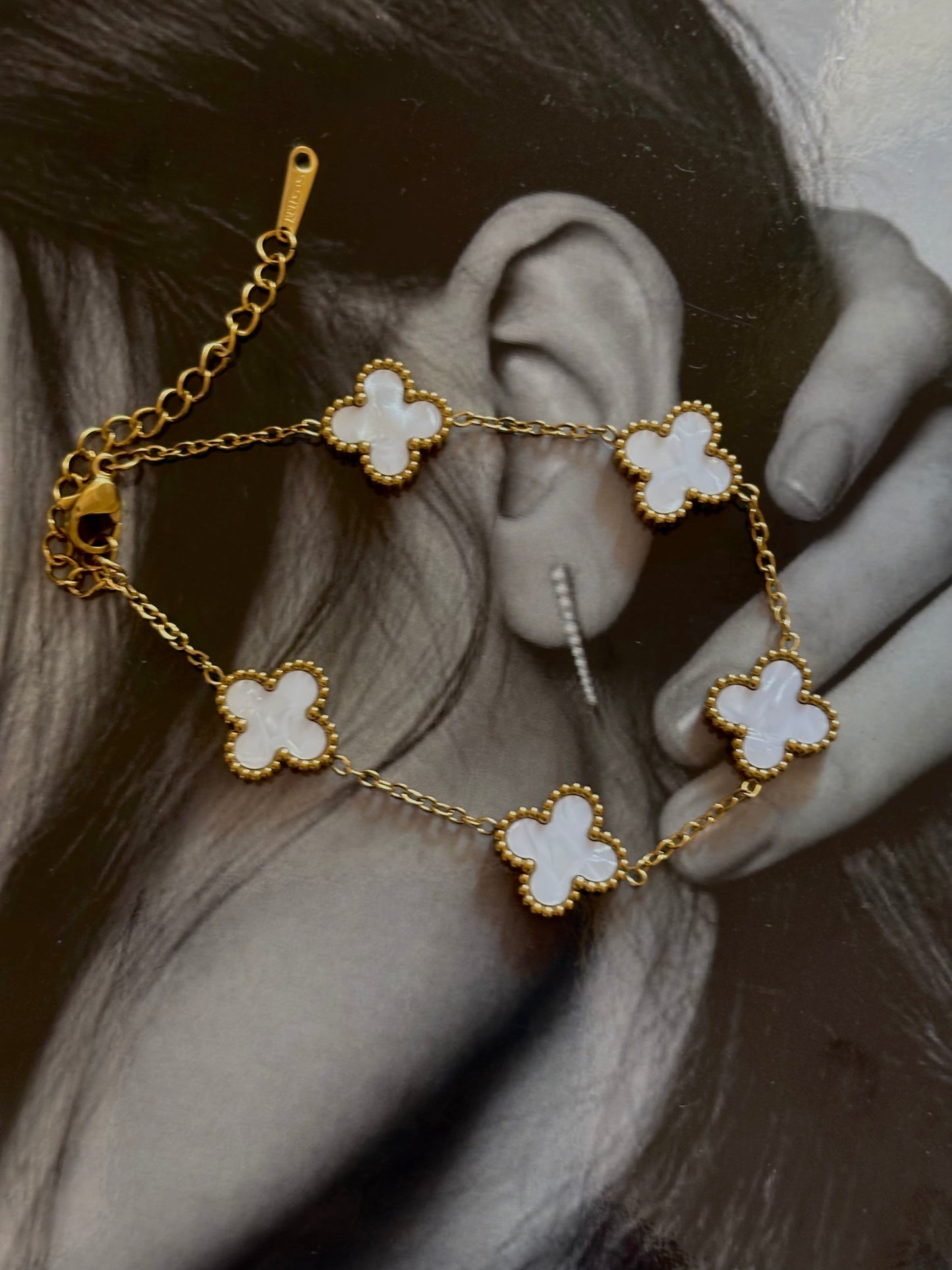 White Clover Bracelet