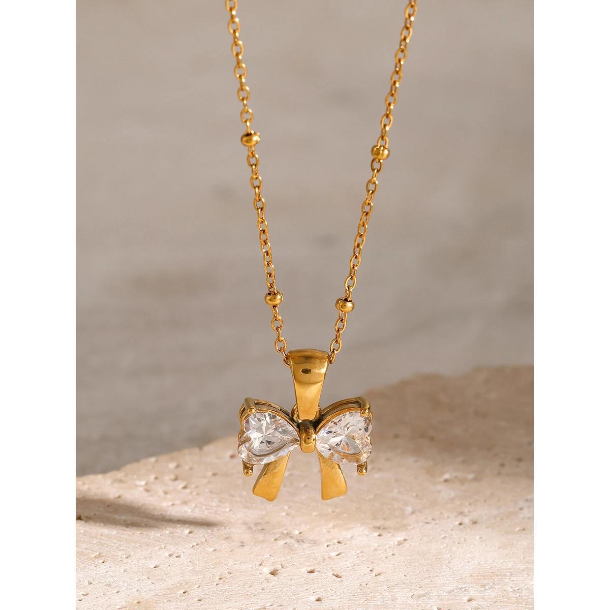 Rory Bow Shine Necklace