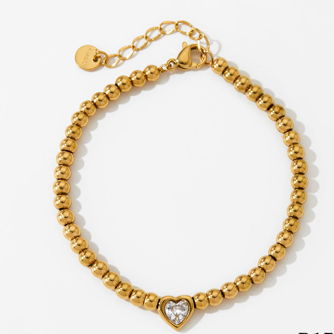 Beaded Heart Bracelet