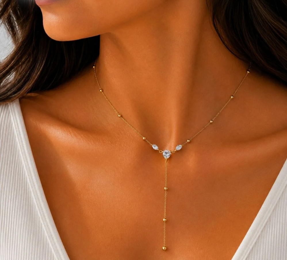 Isla Stone Drop Necklace