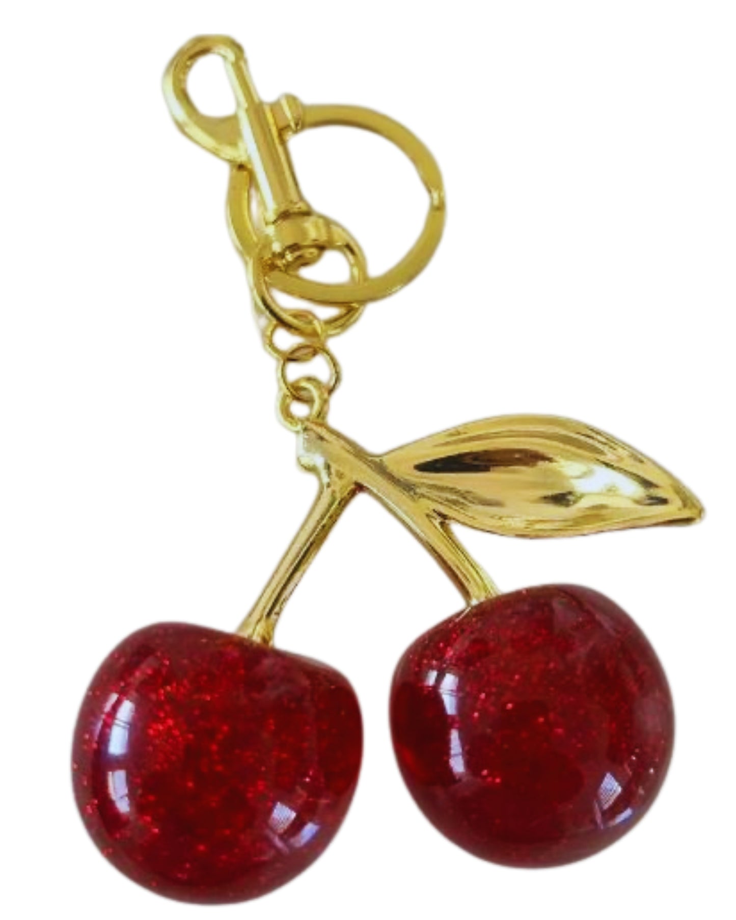 Cherry Bag Charm and Keychain