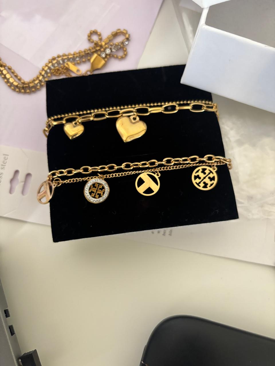 Layered Bracelets Combo set