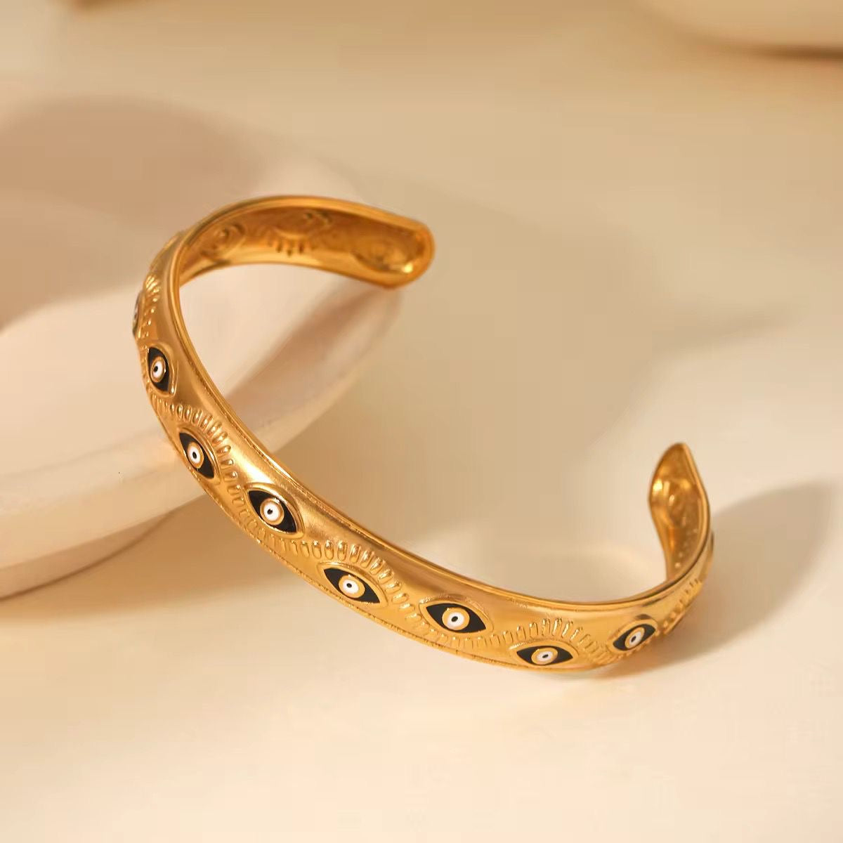 Lisa Evil Eye Cuff Band