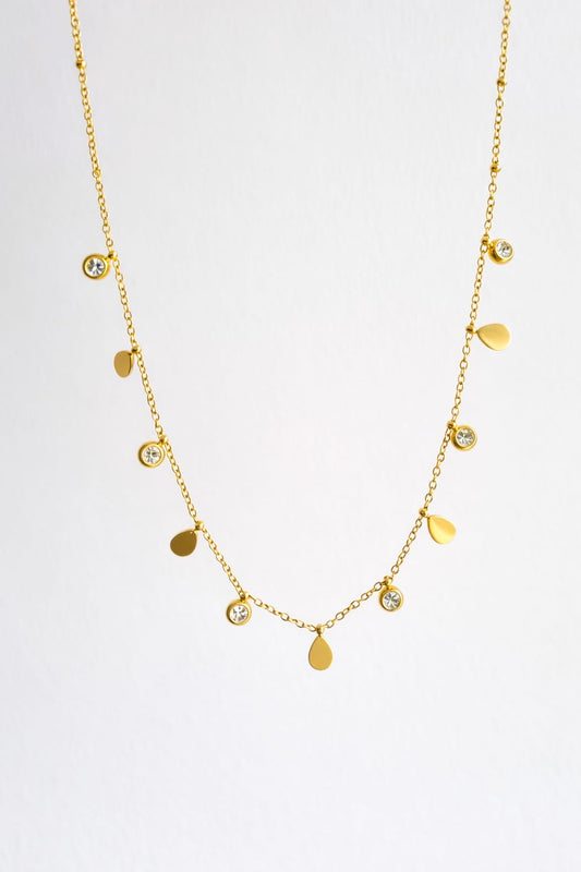 Antonella Multi-charm Dainty Necklace