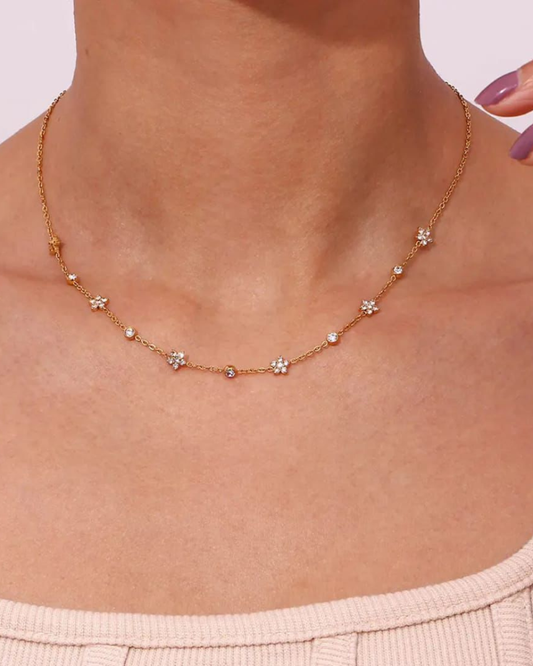 Margot Multicharm Zircon Necklace