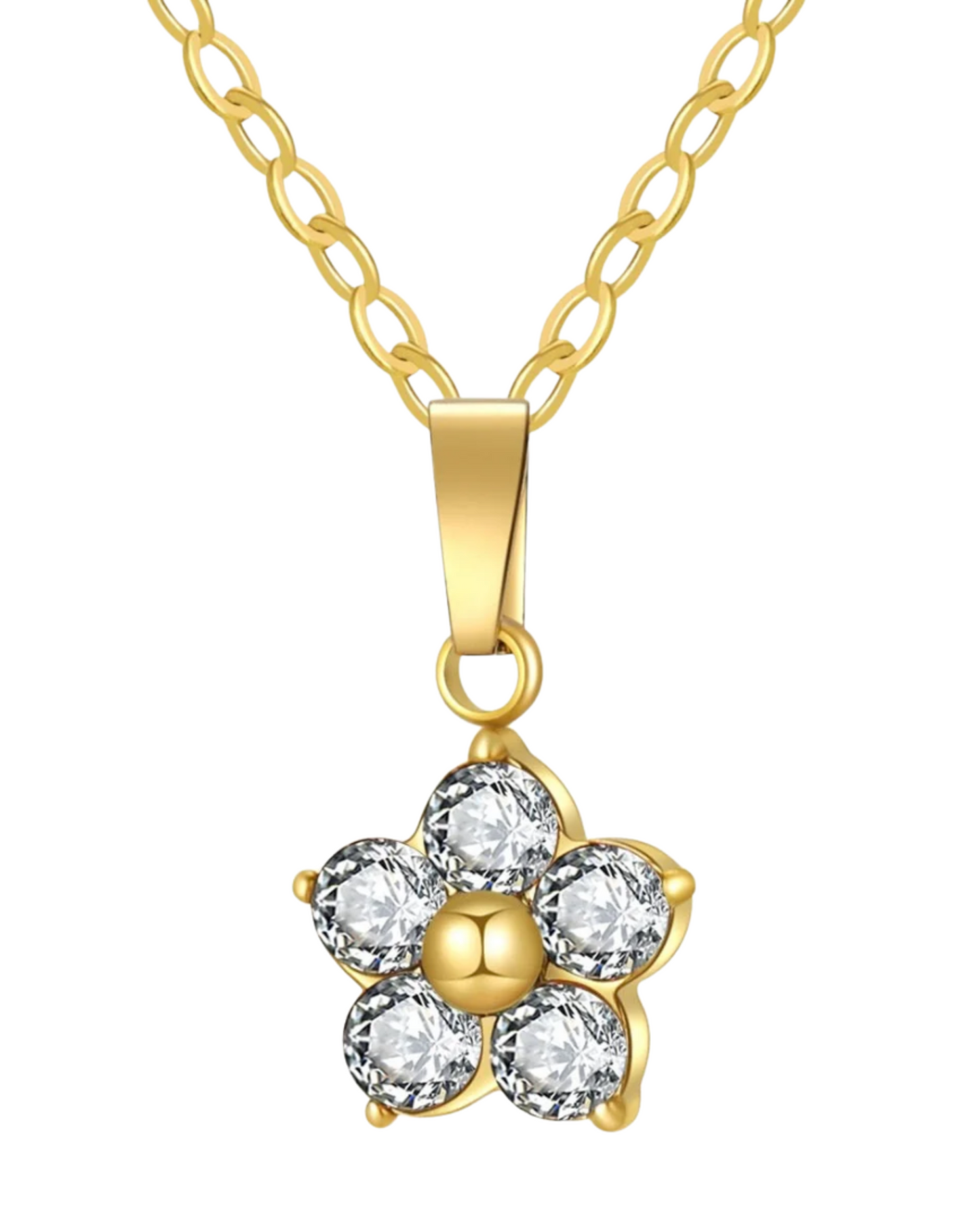 Nora Dainty Zirconia Pendant Neckchain