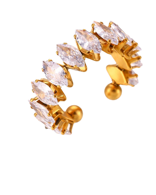 June Zirconia Statement Ring