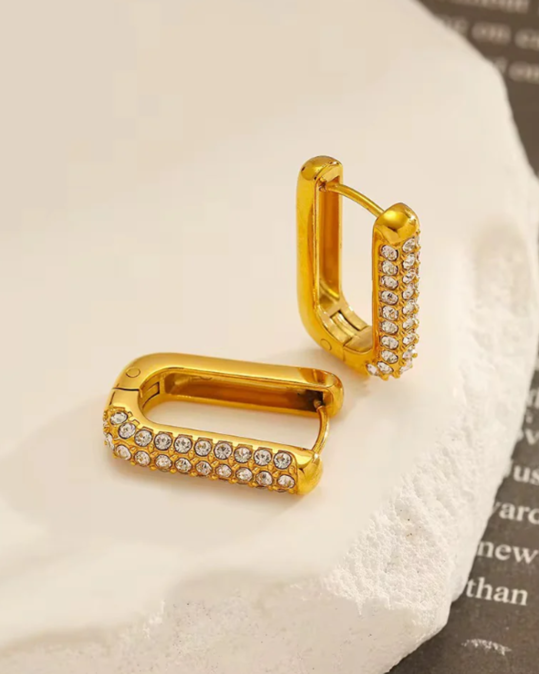 Hailey Studded Hoops