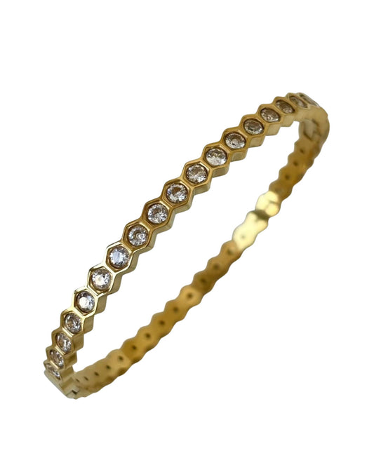 Honeycomb Bracelet Studded