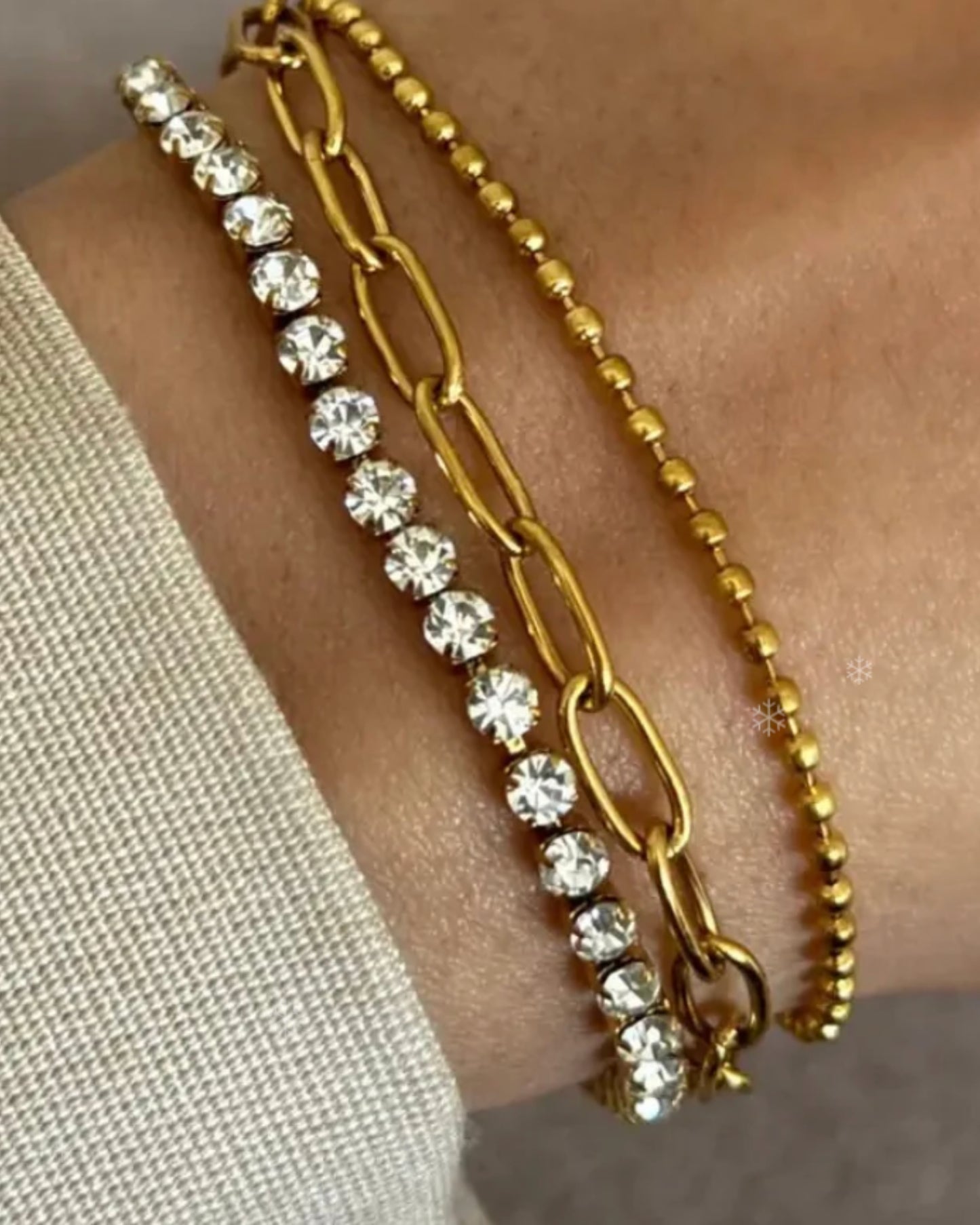 Madeline Dainty Layered Bracelet