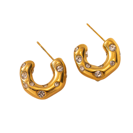 Maya Studded Hoops