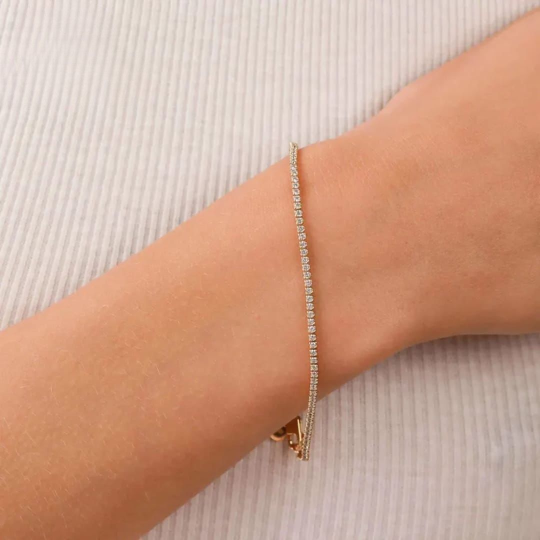 Quinn Tennis Bracelet Adjustable