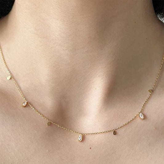 Antonella Multi-charm Dainty Necklace