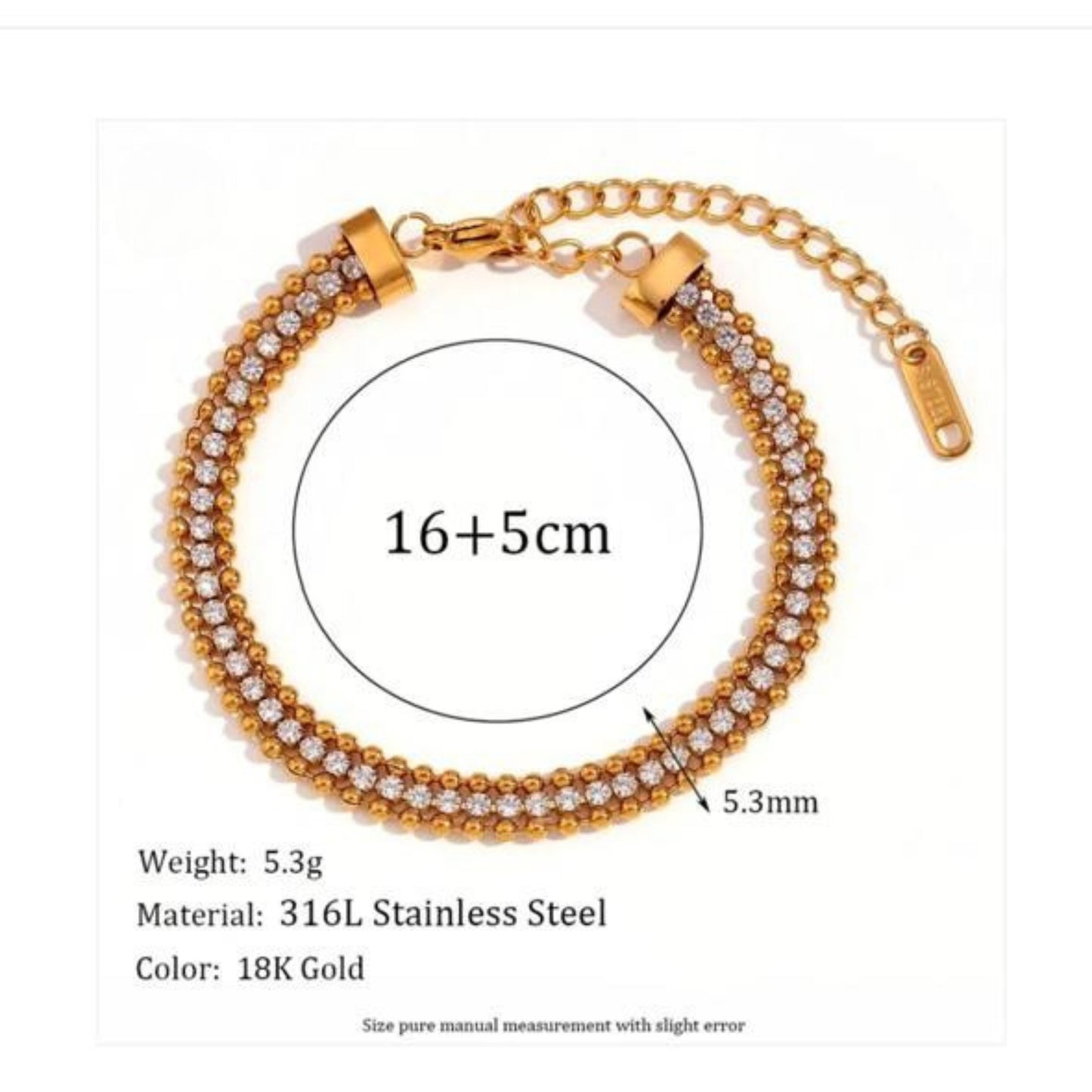 Ruth Beaded Tennis Bracelet