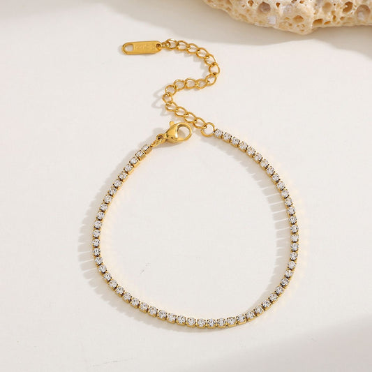 Quinn Tennis Bracelet Adjustable