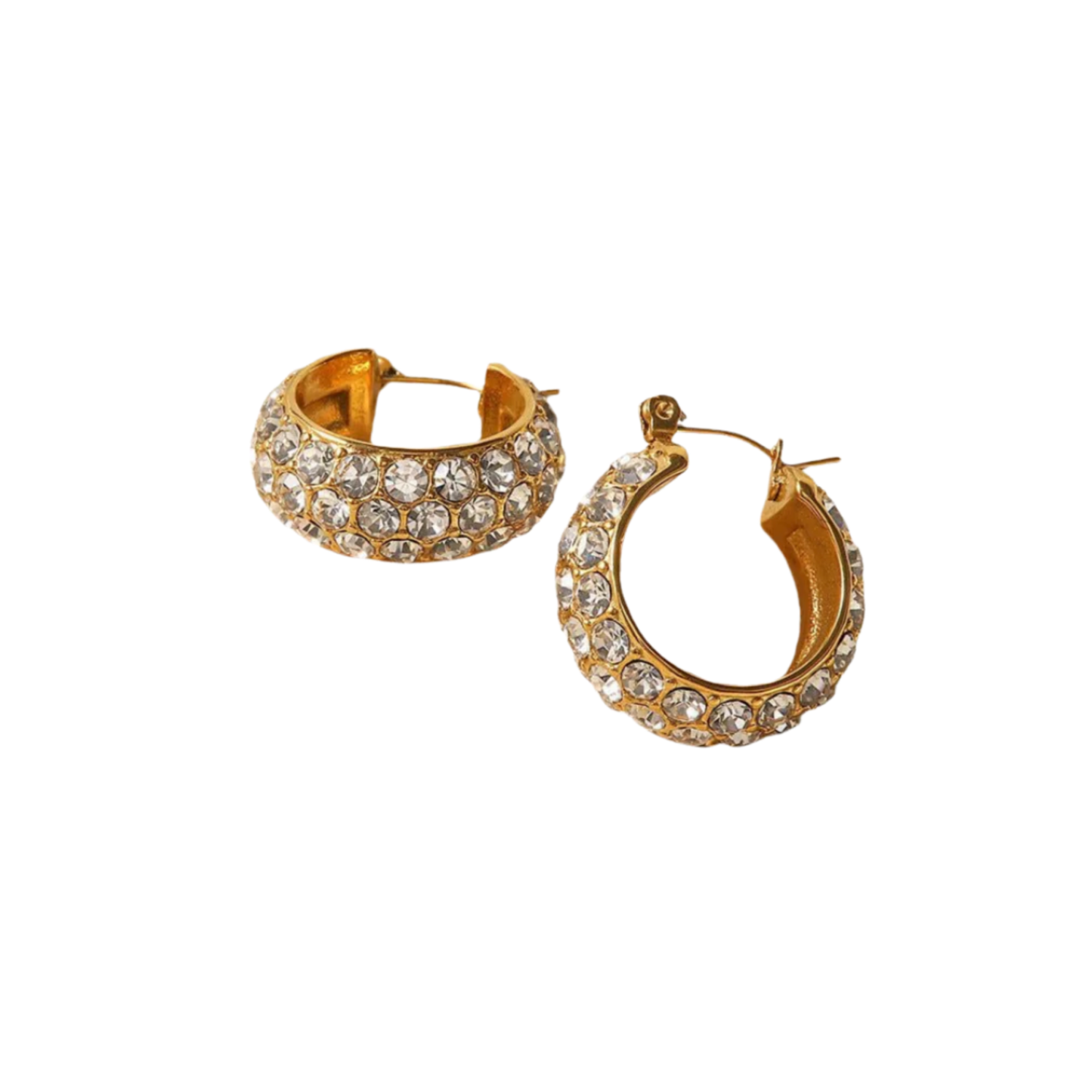 Amira Luxe Studded Hoops