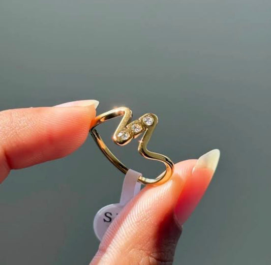 3 Stone Dainty Ring