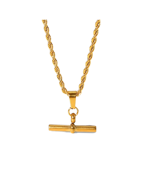 Kylie T-shaped pendant (plain)