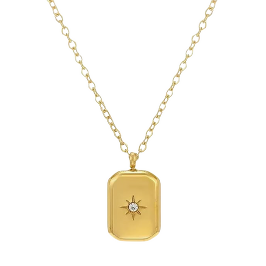 Helix Rectangular Pendant Neckchain