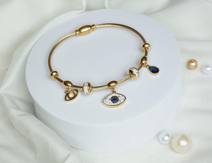 Evil Eye Magnetic Bracelet Kada