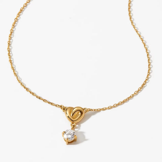 Tressa Heart Drop Necklace