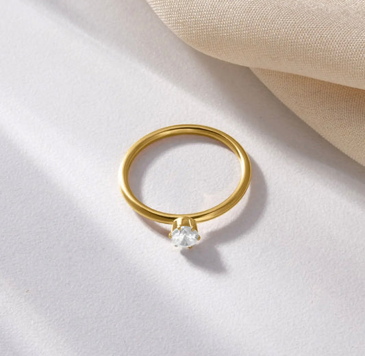 Single Solitaire Ring