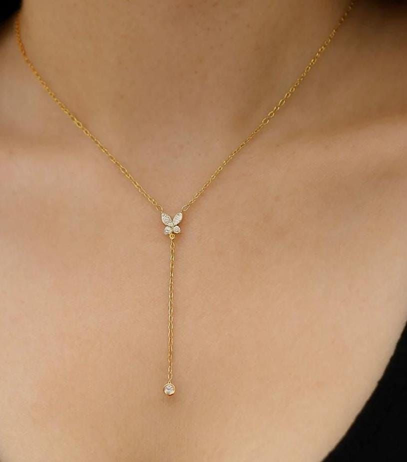 Rylee Drop Dainty Necklace