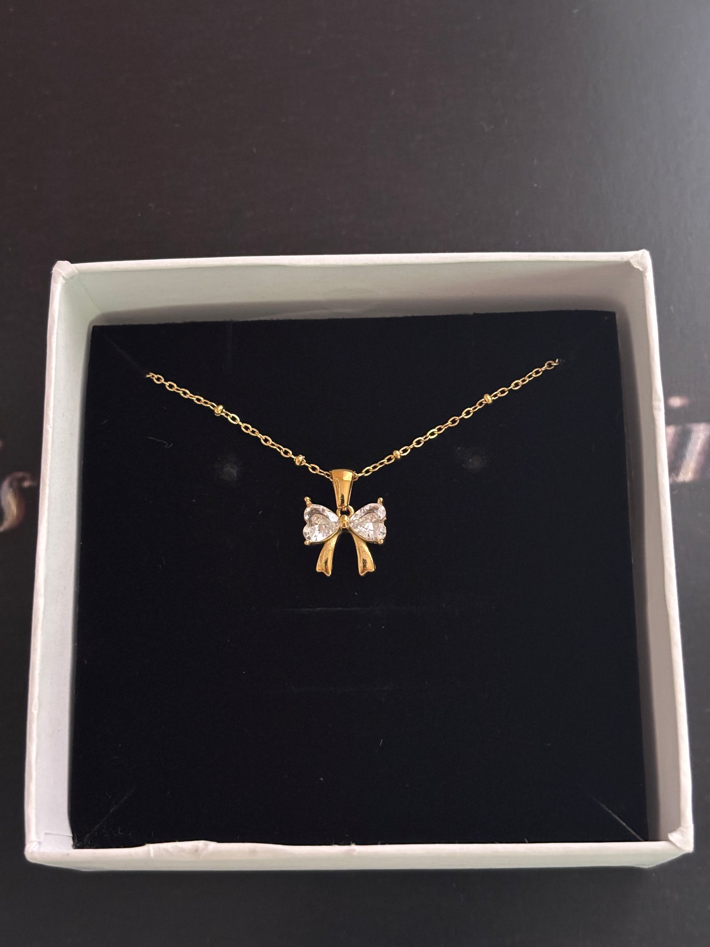 Rory Bow Shine Necklace