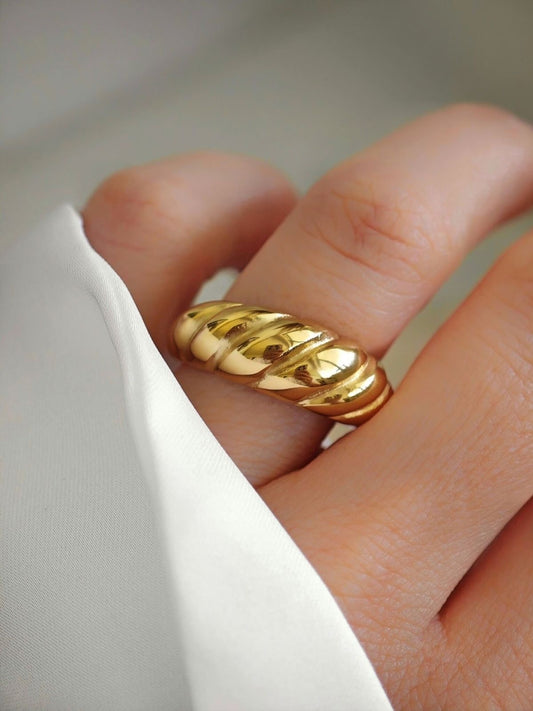 Croissant Statement Ring