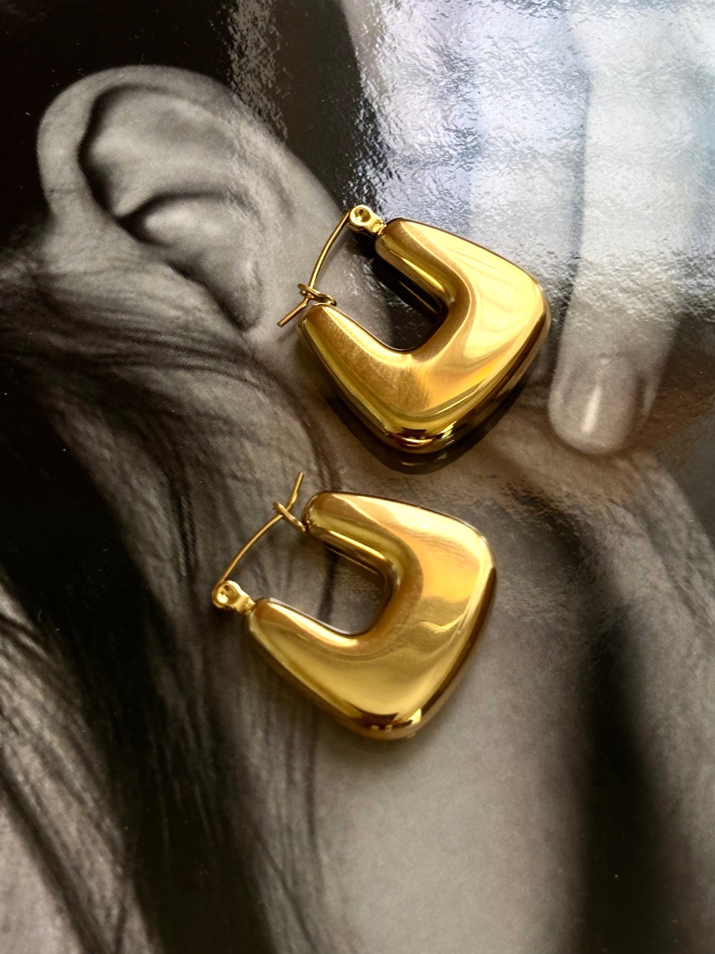 Cora Solid Gold Earrings