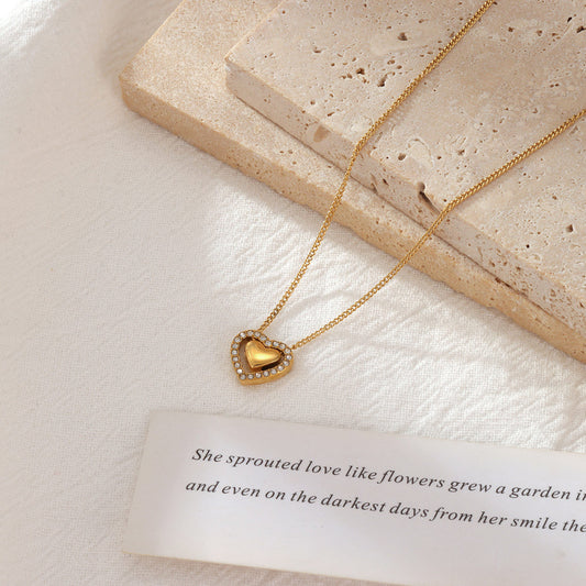 ILSU Dainty Heart Necklace