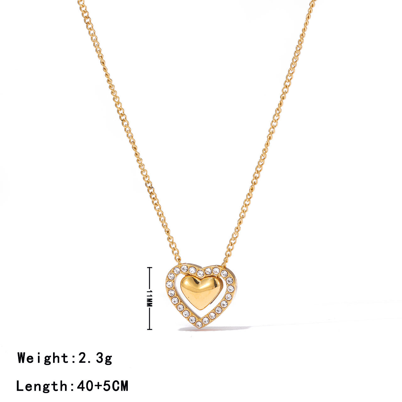 ILSU Dainty Heart Necklace