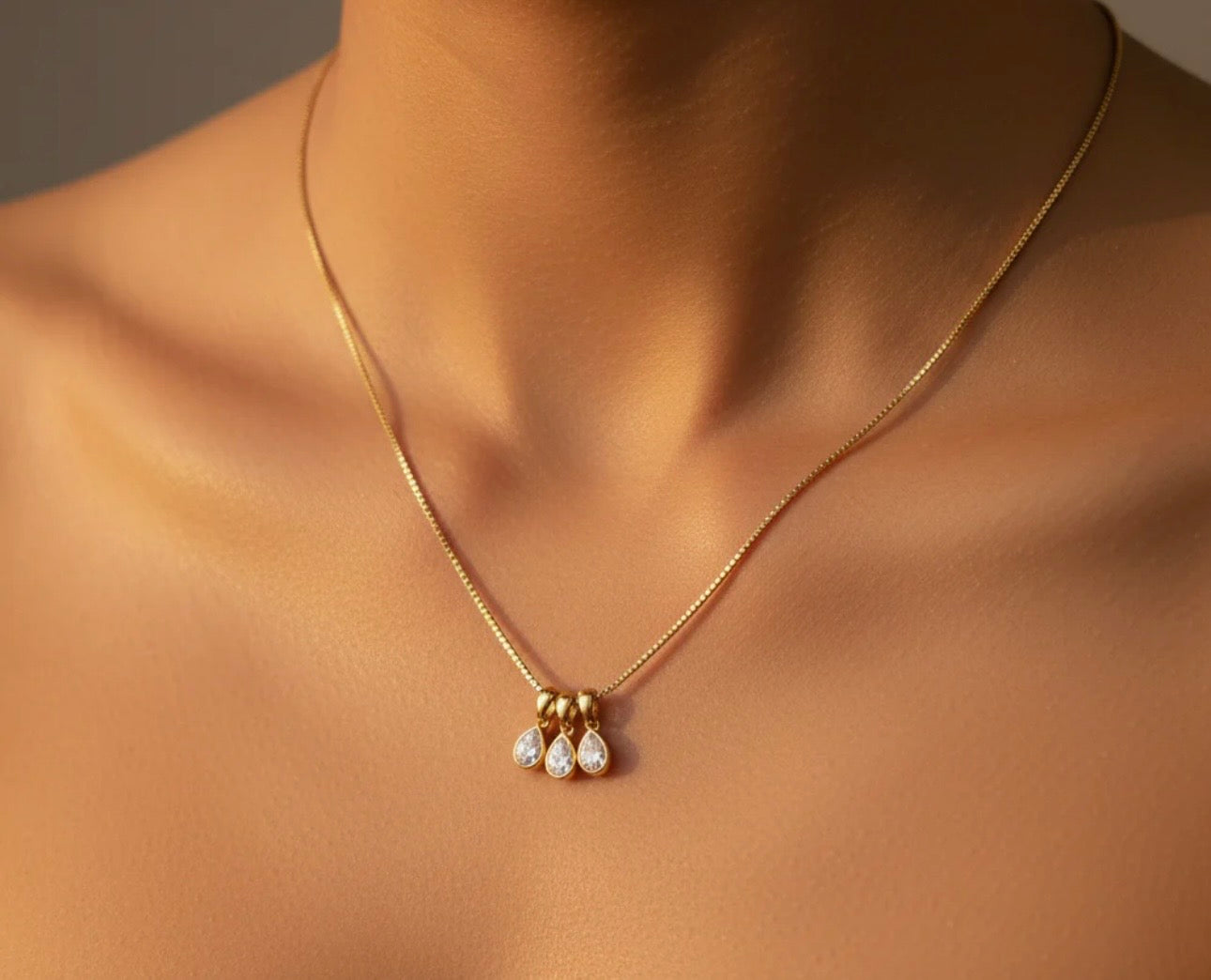 3 Drop Necklace