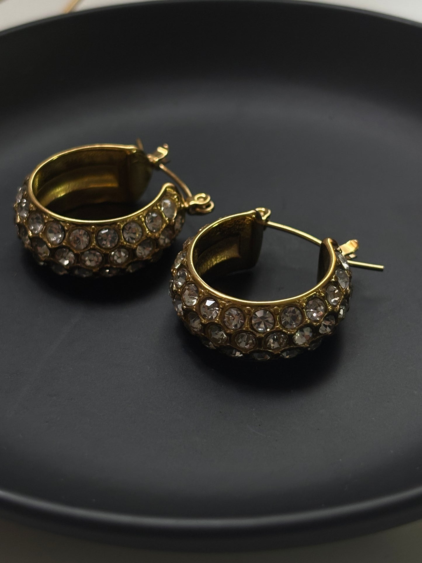 Amira Luxe Studded Hoops