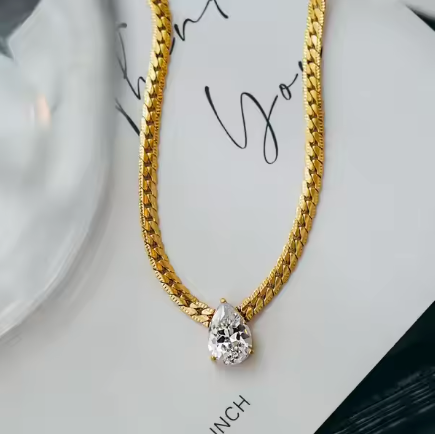 Bethanie Solitaire Statement Neckpiece