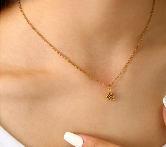 Mini Rose Necklace