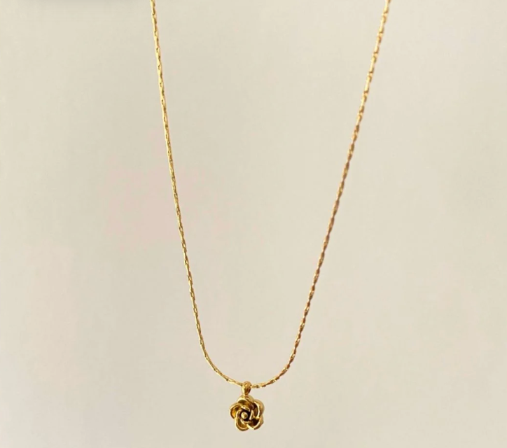 Mini Rose Necklace