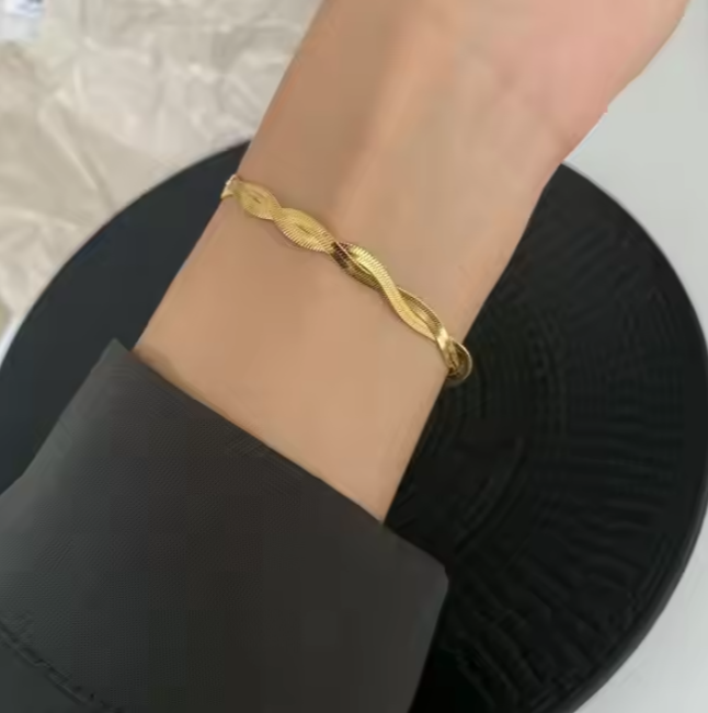 Twisted Snake Bracelet