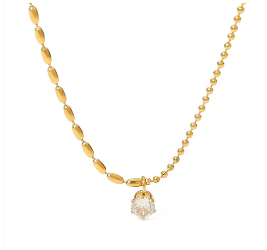 Heather Solitaire Necklace
