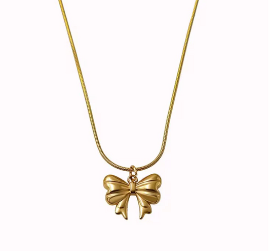 Margaret Ribbon Bow Neckchain