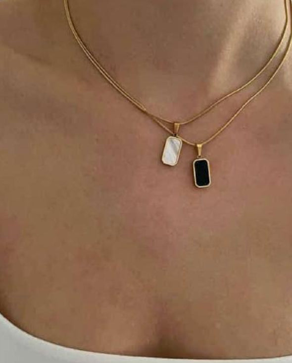 Hannah Reversible Pendant Necklace