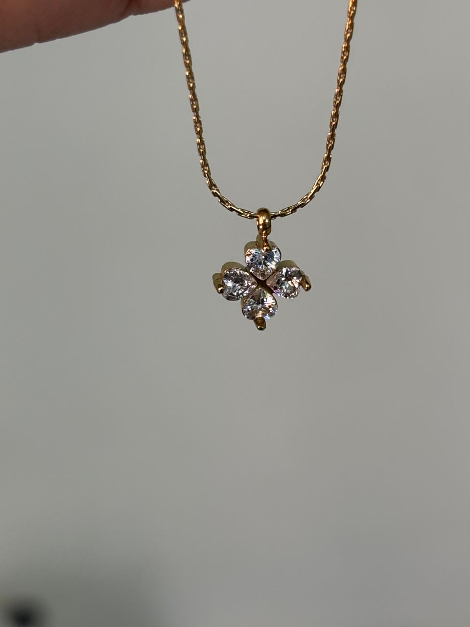 Daisy Zirconia Necklace