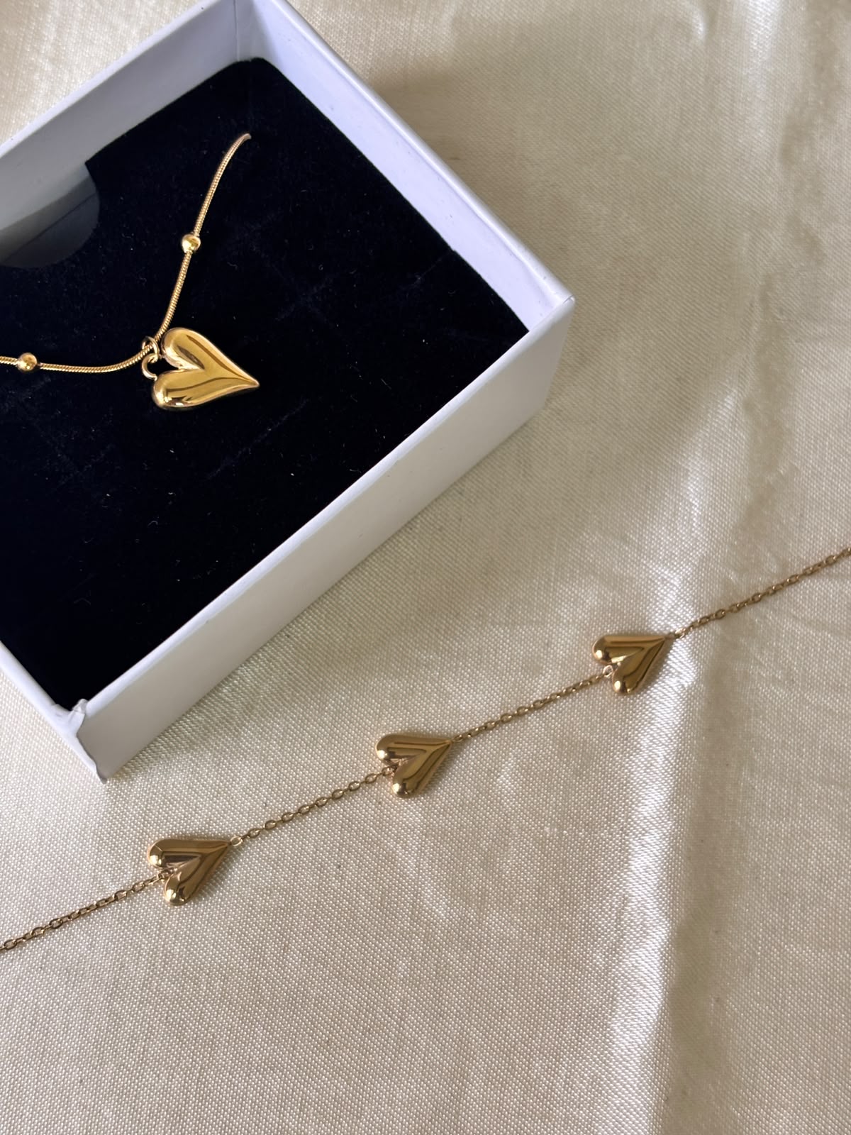 Love Hearty Bundle- Necklace and Bracelet