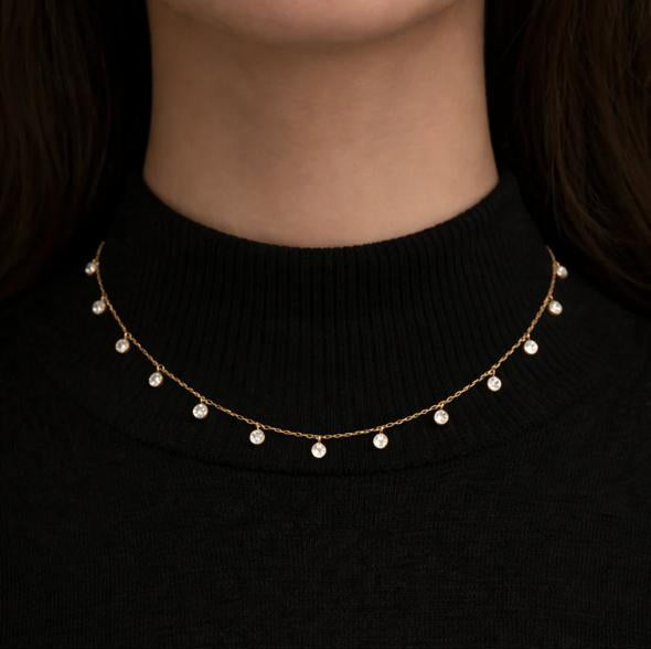 Cassie CZ stones Necklace